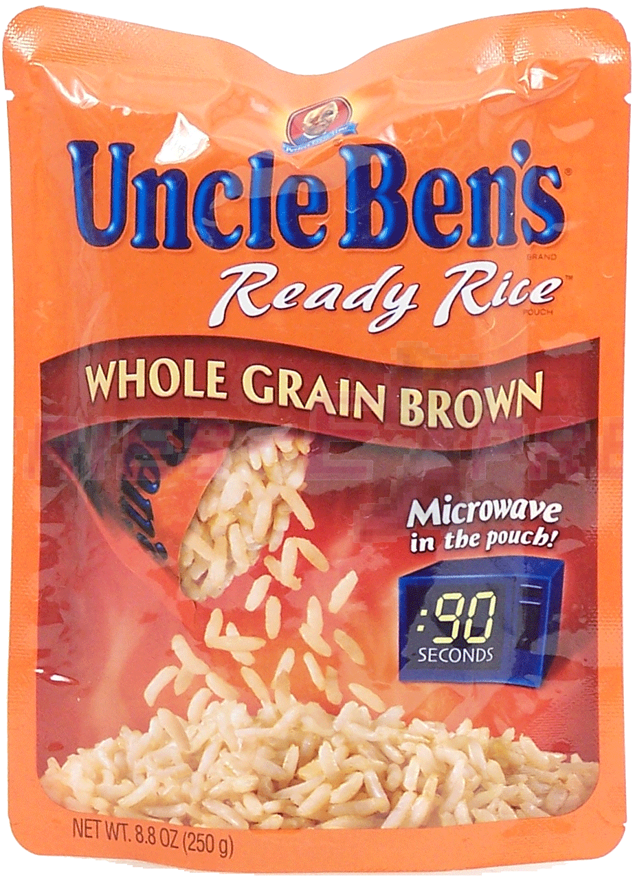 Uncle Ben's Ready Rice whole grain brown, microwave in the pouch Full-Size Picture